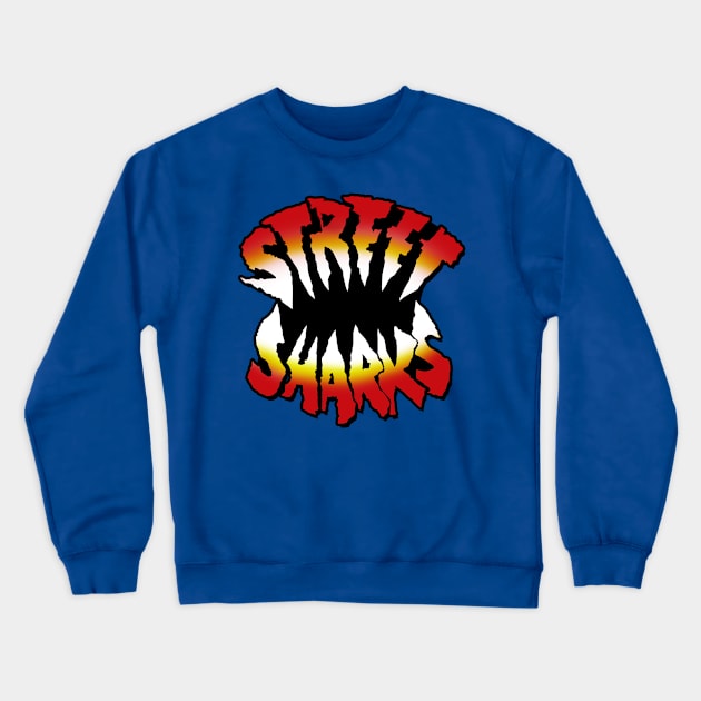 Street Sharks Crewneck Sweatshirt by mighty corps studio